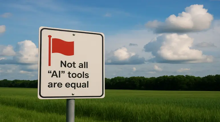 Red Flags: Not All “AI” Tools Are Equal